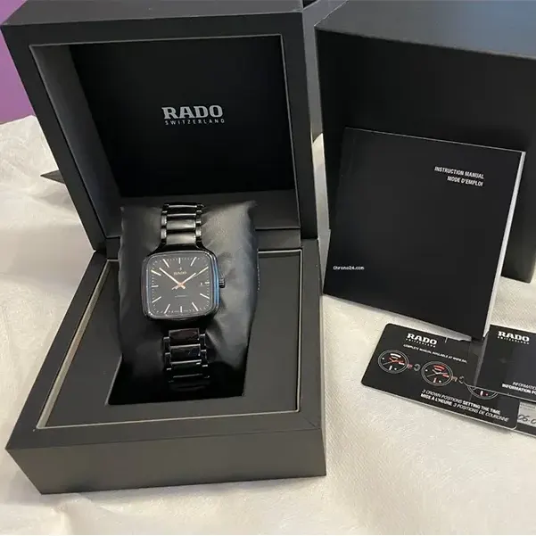 Rado True Square Authentic Blackout Black Men's Watch- R27078162